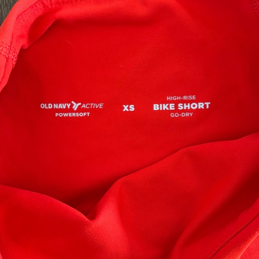 Women's Old Navy Red High-Waisted Shorts - Picture 3 of 6